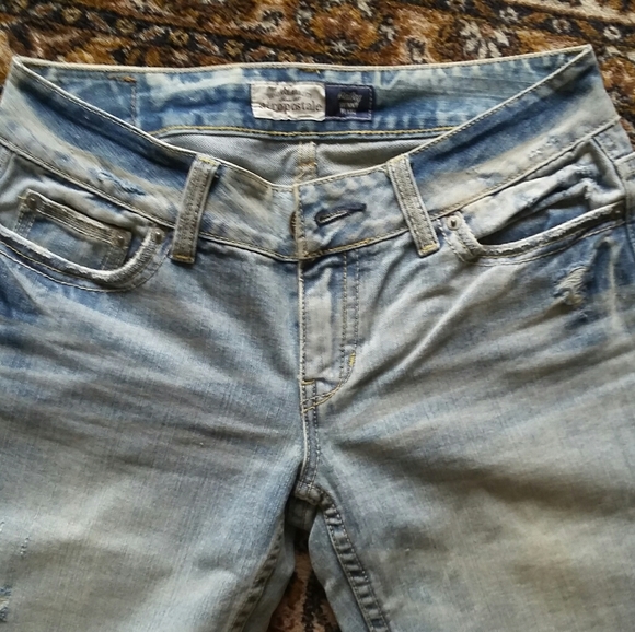 Aeropostale Hailey Skinny Flare Distressed Jeans - Picture 4 of 4